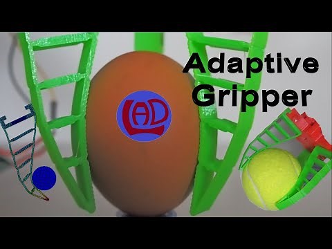 ADAPTIVE GRIPPER - DESIGN & ASSEMBLY INSTRUCTIONS -FIN RAY EFFECT- MY TAKE ON THIS DESIGN-3D Printed