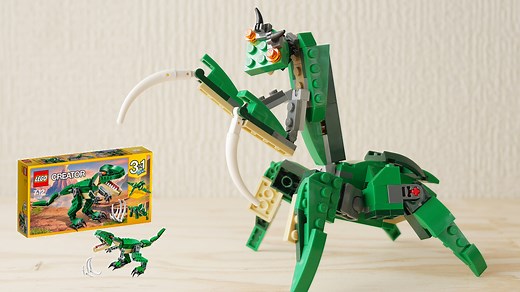 レゴ：カマキリの作り方 (説明書) クリエイターダイナソー31058　組み換えレシピ