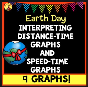EARTH DAY Themed Motion Graphing Activity Distance & Speed Graphs | NGSS Aligned