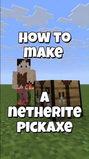 Jak zrobić netherytowy kilof w Minecraft. (aktualizacja wersji 1.20) #netherite #pickaxe #poradnik