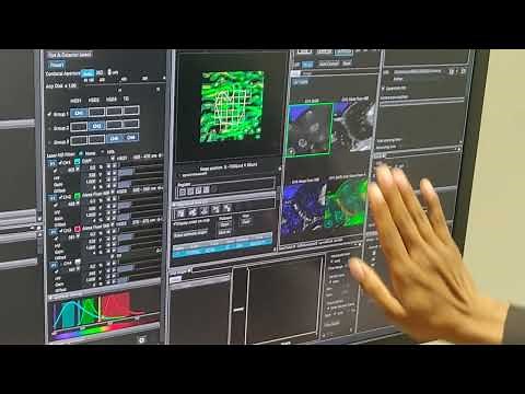 Olympus FV3000RS laser confocal microscope training for stitching