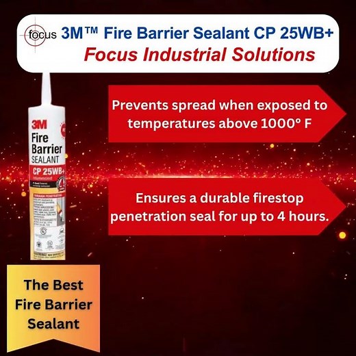 3M™ Fire Barrier Sealant CP 25WB+ | Firestop Solution for Through-Penetrations
