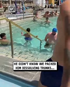 Didn't even know dissolving swim trunks existed... 😂🌊💦 | UNILAD Adventure