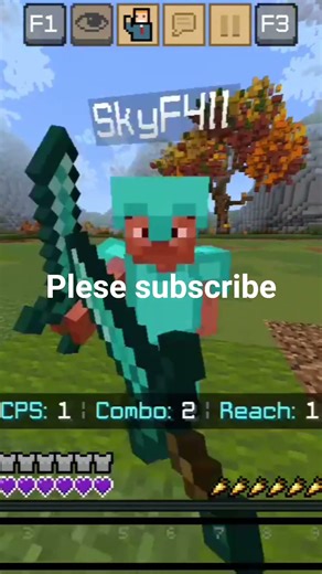 me pvp with bot #minecraft #gaming @visibleunfiltered