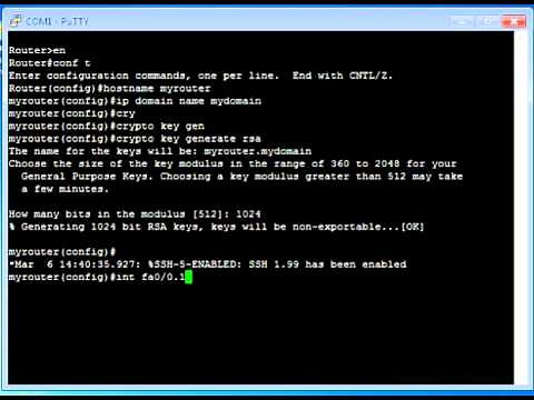 CISCO Router basic configuration with sub interface