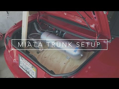 Miata Trunk Setup | Air Suspension Install Part 2