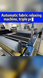 The fabric relaxing machine requires no installation, just plug and play, and it will start to improve efficiency! #SUNTECH #fabricquality #garment #clothing #apparel #clothingfactory | Suntech Textile Machinery