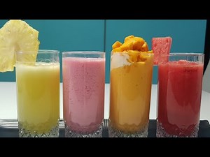 Fresh fruits Juices | summer drinks | Simple and easy summer juices