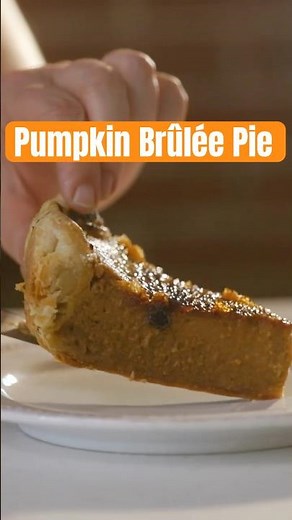 This Pumpkin Pie Has a Crispy Sugar Top!