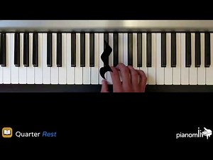 Quarter Rest - Learn Piano with Pianomii