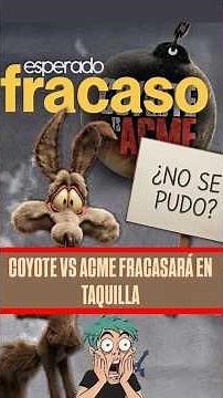 Box Office Flop: Coyote vs. ACME #coyote #acme #mexico #movie #fyp #reaction #dubbing #news #cartoon