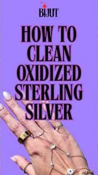 HOW TO CLEAN STERLING SILVER