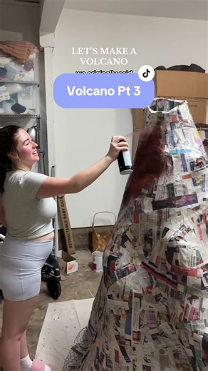 Paper Mache Volcano Making Tutorial for Moana Party