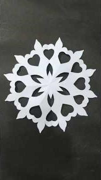 How to create a snowflake pattern 💫💯 #artofhandmade #handmade #diy #craft #creative #patternlove