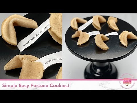 Make Your Own Easy Homemade Surprise Message Fortune Cookies
