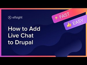 How to Add Live Chat Module to Drupal