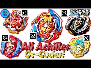All ACHILLES QR-CODES | Все QR-КОДЫ ACHILLES - Beyblade Burst Surge