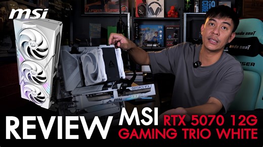 3.3K views · 58 reactions | Review MSI GeForce RTX™ 5070 12G GAMING TRIO OC WHITE 25,900 บาท สวยจับใจ #ThxCom #msi #gamingtrio #rtx5070 | ThxCom | Facebook