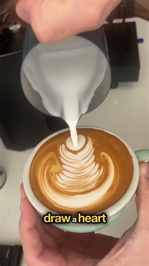 Easiest Rosetta Tutorial! Subscribe for daily Latte Art videos #latteart