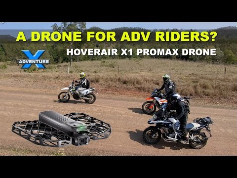 Is this THE drone for adventure riders? HOVERair X1 PROMAX drone︱Cross Training Adventure