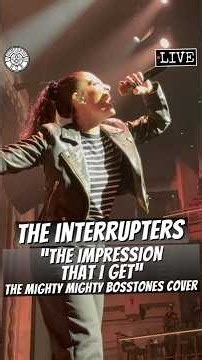 The Interrupters do the BossToneS in Boston #theinterrupters #mightymightybosstones #coversong