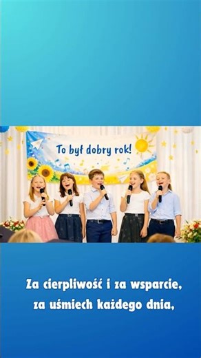 To był dobry rok. Piosenka na zakończenie roku szkolnego, która wzrusza i zostaje w pamięci 💛