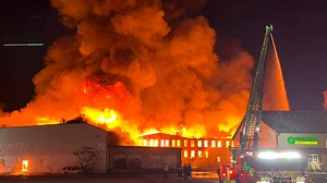 Massive fire destroys old furniture factory in Stewartstown, PA Fire Marshal investigating