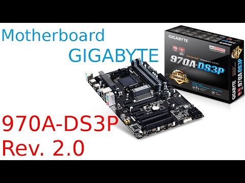 Gigabyte Motherboard 970A-DS3P Rev. 2.0 for AMD FX CPU