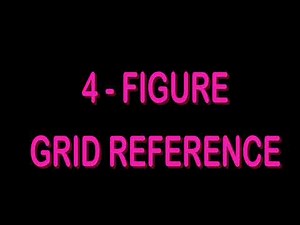 Easy way to find 4- Figure Grid Reference , Classes 7 , 8 and 10