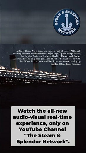 Titanic sinks in real-time preview!
