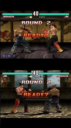 Jin Kazama vs Heihachi Mishima - Heihachi Mishima vs Jin Kazama [Tekken 3] Full Power Attack