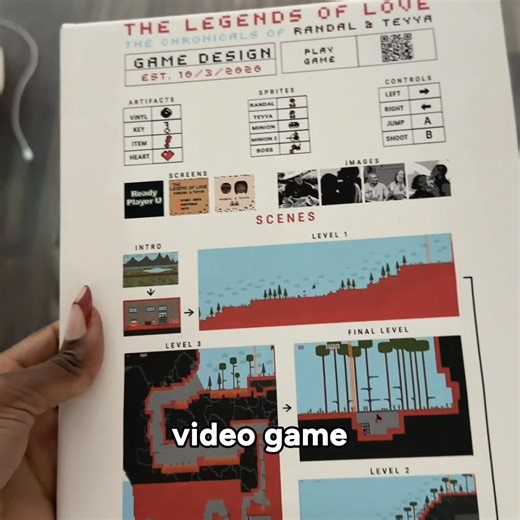 Create the cutest love story and turn it into a custom playable game! ❤️🎮 ✨ A truly one-of-a-kind personalized gift 📲 Scan the QR code & play the game on your phone 🖼️ Beautiful printed designs showcasing your custom game world A gift that’s played, not just opened 💖 | Readyplayeru