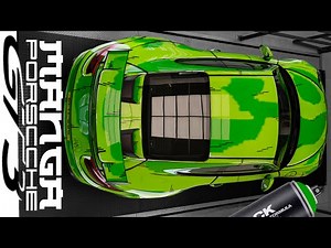 Manga Porsche 911 GT3 Spray Paint Job