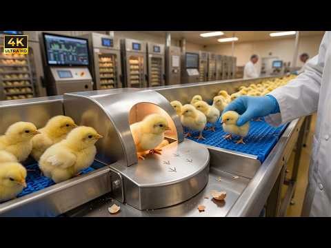 Inside a Modern Poultry Hatchery 🐣 | How Millions of Chicks Are Born (Full Process)