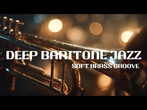 Deep Baritone Jazz 🎷 Soft Brass Groove for Relaxing Night | Warm & Smooth Jazz Lounge