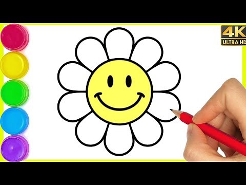 How to draw a rainbow flower drawings || rainbow drawing step by step || rainbow drawing || By Arya.