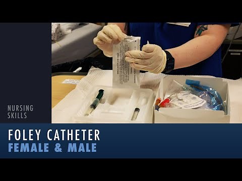 Nursing Skills: Foley Catheter Female and Male