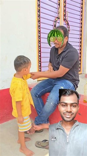 Powder laga diya Cute chhotu 😍😉