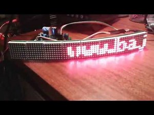 Playing with MAX7219 dot matrix modules