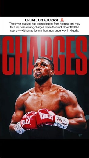 CHARGES FILED: Anthony Joshua Crash Update
