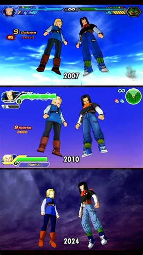 EVOLUTION : ANDROID 17 PSP ➜ PS2 ➜ PS5 _ (BT3 vs T.T. TEAM vs Sparking! ZERO) #juanotaku #dragonball