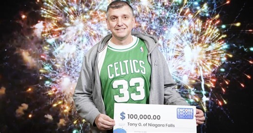 Encore lottery win brings Niagara Falls man closer to retirement