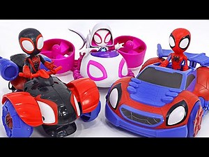 Marvel Spidey and His Amazing Friends Change 'N Go Web-Crawler! Go! | DuDuPopTOY