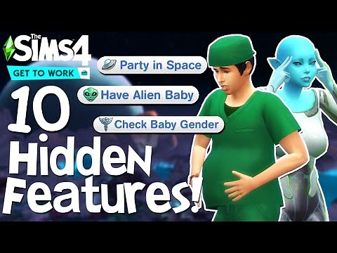 The Sims 4: 10 FEATURES You Might Not Know! (Get to Work)