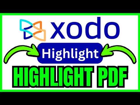 How To HIGHLIGHT In Xodo (QUICK & EASY) 2026