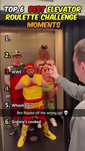 Top 6 Best Elevator Roulette Challenge Moments!