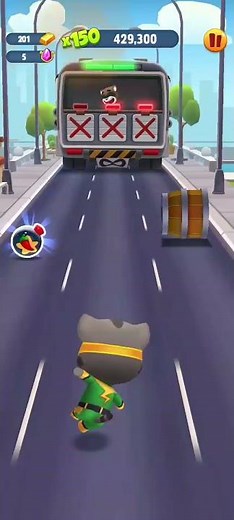Talking Tom Gold Run Gameplay: Super Tom #talkingtom #shorts