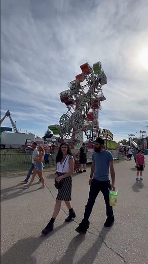 Zipper Ride At The Walworth County Fair