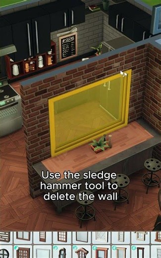 Use This Hack to Put Holes In Your Walls For Breakfast Bars, Diners and More in The Sims 4!