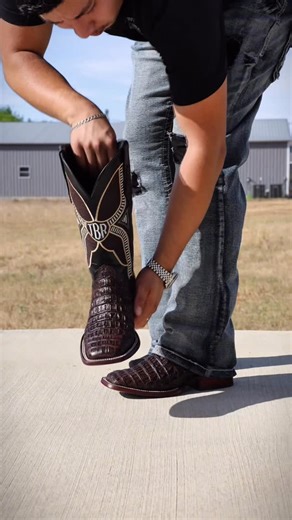 TEXAS BOOT RANCH on Instagram: "A Closer Look At Our NEW Brown Caiman Hornback Boots For ONLY $129!!🐊Available EXCLUSIVELY At TEXASBOOTRANCH.NET"